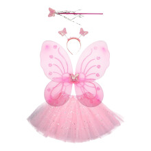 Fairy Costume for Girls Kids Staff Butterfly Costume for Birthday Part
