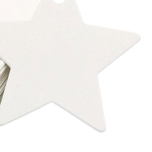 100Pcs Star Shaped Gift Tags Gift Wrapping Tags for Holiday Graduation 2