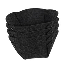 4x Hanging Flower Pot Liners Hanging Basket Linings for Outdoor Yard N