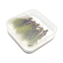 5x Fly Fishing Flies with Weight Bead Wooly Handmade Fly Fishing Gear