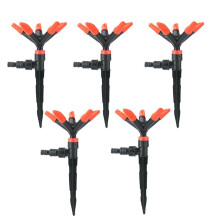 360 Degree Rotating Nozzle Automatic Sprinkler for Watering Flowers, Vegetables, Water Pipes and Garden Lawn Irrigation