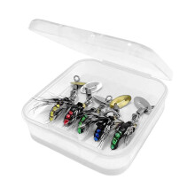 5Pcs Artificial Baits Feathers Fly Fishing Lure for Reservoirs Lakes S