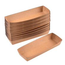 100x Take Out Food Serving Boats Holder for Hot Dog Fruit Salad French