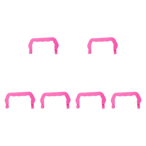 6PCS Pet Carrier Handles Pet Rabbit Cage Replacement Handles Pink