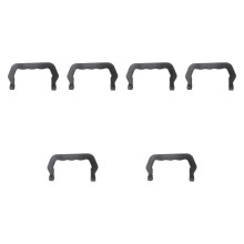 6PCS Pet Carrier Handles Pet Rabbit Cage Replacement Handles Black