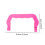 6PCS Pet Carrier Handles Pet Rabbit Cage Replacement Handles Pink 2