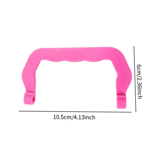 6PCS Pet Carrier Handles Pet Rabbit Cage Replacement Handles Pink 1