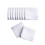 10 Pieces Cotton Hanky for Men Suit Solid White Handkerchiefs for DIY 1