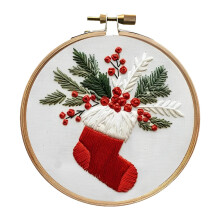 Christmas Embroidery Starter Kit Decorative Painting Cross Stitch for