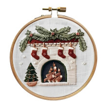 Christmas Embroidery Starter Kit Decorative Painting Cross Stitch for