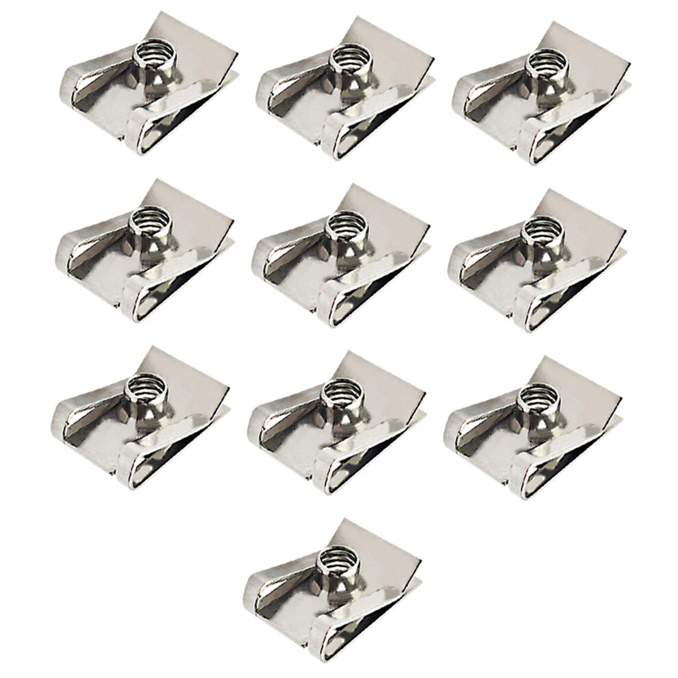 10Pcs U Type Clips With Thread U Type Fastener Nut Mounting Clip M8 6902696308863