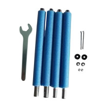 4Pcs Trampoline Poles Trampoline Replacement Poles Universal Steel Pol