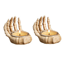 Halloween, Adornos de Resina de Calavera, Dedos de Calavera, Decoraciones de Entrada de Escritorio, Adornos Decorativos de Regalo