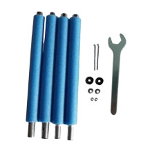 4Pcs Trampoline Poles Trampoline Replacement Poles Universal Steel Pol