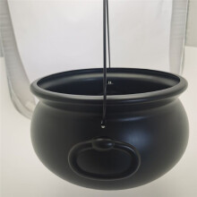 Halloween Cauldron, Plastic Witch Cauldron Kettle, Halloween Pot Candy Holder for St. Patrick'S Day Partys Favors