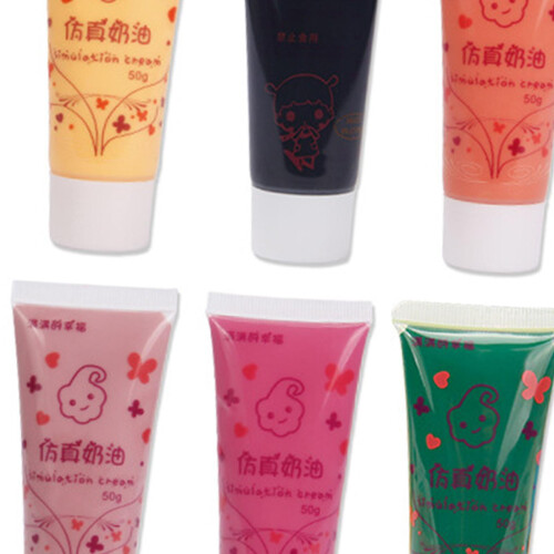 6Pcs Simulation Whipped Cream Glue DIY Phone Case Making Cream Clay Gl 2