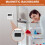 Kitchen Timer,Egg Timer with Clock,Digital Timer Stopwatch with LCD Loud Alarm for Cooking,Baking, Sports,Learning,Etc 2