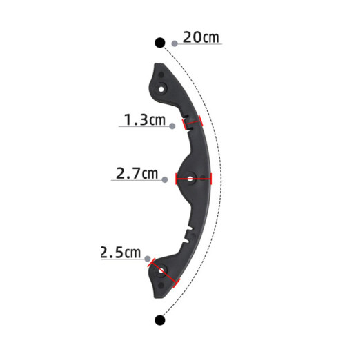 2Pcs Snowboard Protection Strip Edge Protector Durable Skateboard Deck 1