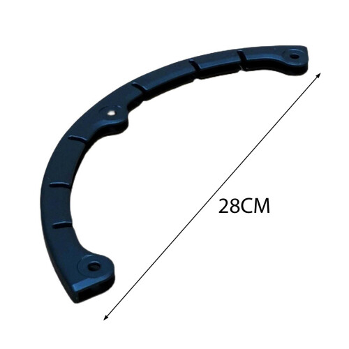 2 Pieces Snowboard Protection Strips Silicone Longboard Deck Bumper St 1