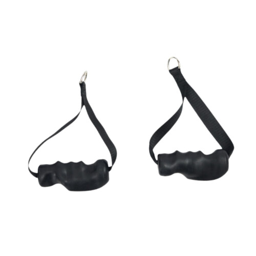 2 Pieces Exercise Handles Non Slip for Cable Machine Pilates Pull Down