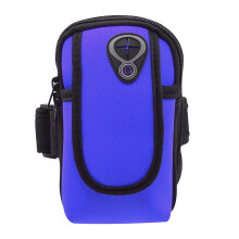 (Dark Blue) Outdoor Gear Wrist Phone Bag Arm Band Sports Fitness Running Tool Gift