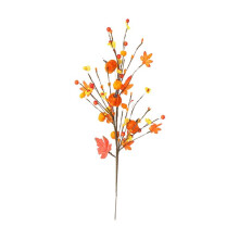 Decoraciones de Halloween, Ramos de Esquejes de Calabaza de Hoja de Arce Otoñal, Decoraciones para el Hogar de Halloween, Decoraciones 1 Pieza