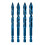 4PC High Hardness Eccentric Drill Precision Drilling Set 6-12mm Glass Tile Ceramic Punching Rock Slab Triangle Drill Bit 1