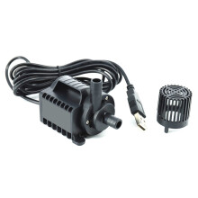 5V Submersible Water Pump 0-600L/H Small Fountain Pump 8 Levels Adjustable with 0-7.2ft Lift USB Charging for Pool