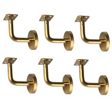 6Pcs Hand Rail Brackets for Stairs Hand Railing Building Banister Supp