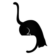 Wall Mounted Key Holder Room Decor Wall Key Rack Leash Hanger Retro Wall-Mounted Animal Key Hook Cat
