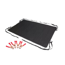 RV Rear Barn Door Awning Cover with 4 Windproof Straps for Ford Transi