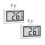 Fridge Freezer Thermometer, Digital Refrigerator Thermometer,with LCD Display, C/F ,for Kitchen,Home,Restaurants 1