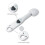 1Pcs Spoon Scale Small Kitchen Scales Portable Handheld Scale Coffee Called High -Precision Kitchen Scale White 5