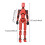 Multi Jointed Movable Robot 3D Printed Mannequin Toyslucky PVC Model  Full Body Activity Robot Action Figures-D 8