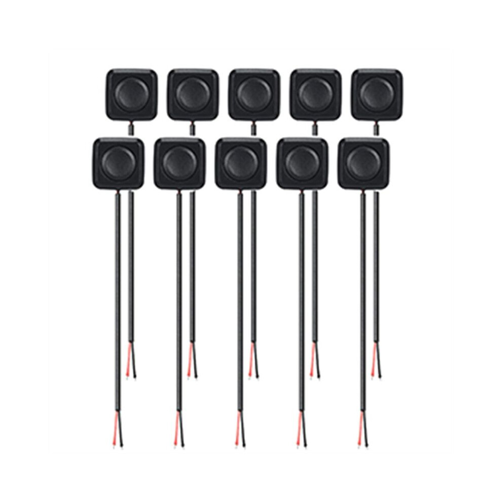 10Pcs 12V/24V Momentary Push Button /Off Surface Mount, Easy Installation For Electronic Experiment 4712528641110