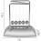 Balls Bring 5 Balls, Z Shape  Cradle, Electroplated Metal Material Pendulum Balls with Base,Physics Gadget 5