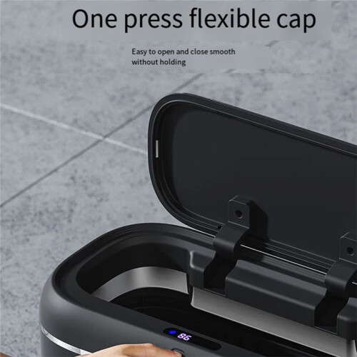 14L Automatic Sensor Trash Can Electric Touchless  Bin Kitchen Bathroom Waterproof Bucket Garbage with Lid 2