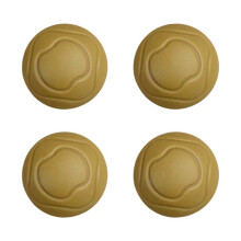 4PCS Moon Chair Foot Cover Outdoor Chair Foot Protectors Stabilizing Rubber Feet Pad Camping Part Khaki