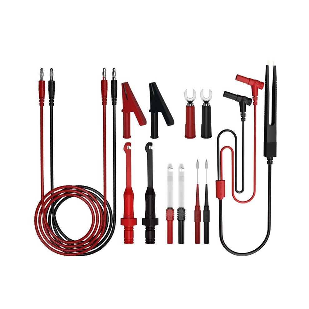 Multimeter Test Leads Kit Digital Electrical Test Probes Set With Alligator Clips Test Tweezer Wire-Piercing 6031070658383