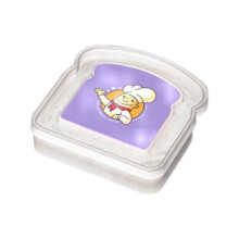Wiederverwendbarer Sandwich-Behälter, Versiegelter Lebensmittelbehälter, Transparenter Brotkasten, Lebensmittel, Tragbare Toast-Sandwich-Box A