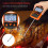 Probe Candy Thermometer with Pot Clip,Alarm Function,IPX6 Waterproof Rotatable Large Display Deep Fry Oil Thermometer 5