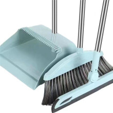 Dustpan Broom Set Floor Wiper Household Cleaning Long Handle Cleaning Set for Lobby Household Kitchen Cleaning