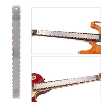 Gitarr Bas Hals Skårad Rak Fret Rocker String Action Linjal Luthier Tool Set