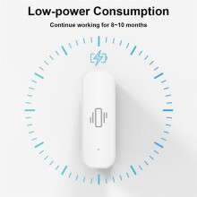 Tuya  Vibration Sensor ZigBee Tuya Sensor Monitor App Control Security Protection Zigbee Sensor Motion Shock Alarm