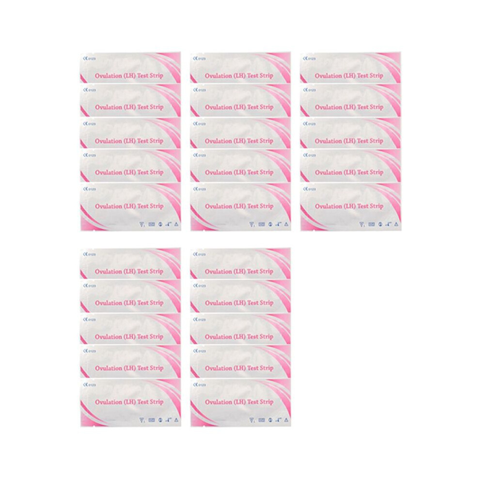 25 Pcs LH Private Ovulation Test Strip Pregnancy Test Paper Urine Test Strip Predictor Fertility Ovulation Test Strip