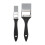 2 Pincéis de Silicone para Pintura, Pincéis Planos de Silicone de 1 e 2 Polegadas, Conjunto de Pincéis Flexíveis Sólidos Largos e Estreitos 1