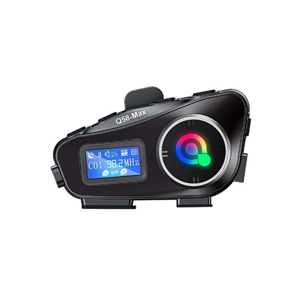 Q58 Max Motorcycle Helmet Intercom Ip65 Waterproof Intercom Distance 500M Multi-Scene Mixed Music Sharing 4713334218008
