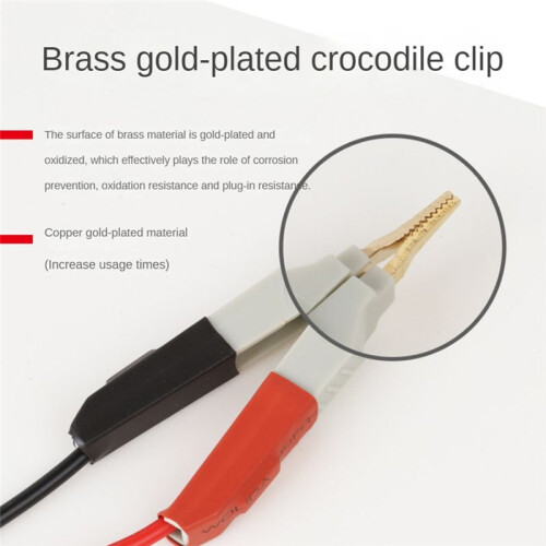 SMD High-Precision Chip Capacitor Test Clip Alligator Clip Test Fixture Component Test Clip Electrical Tool 2