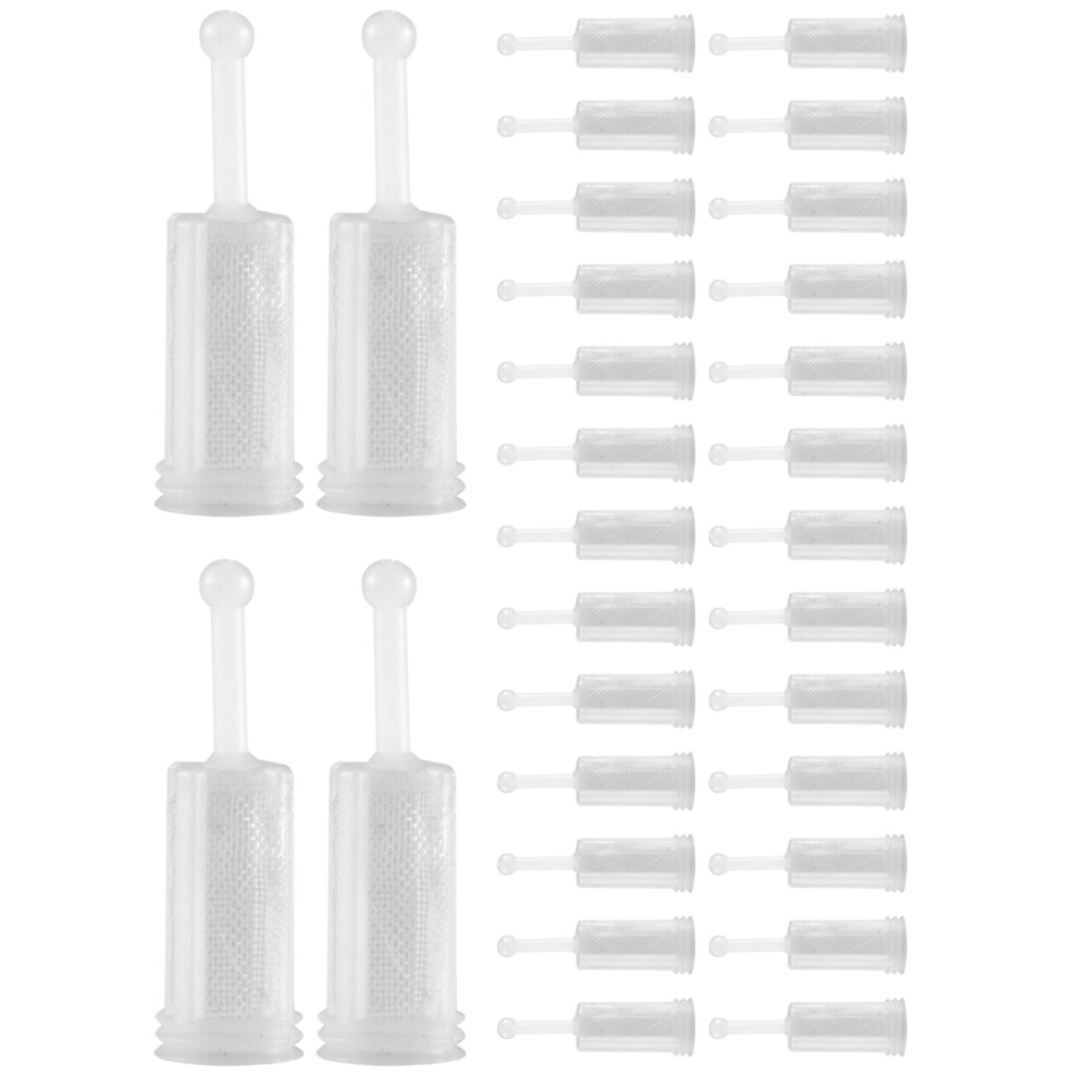 30Pcs Universal Spray Tool Filters Disposable Hvlp Gravity Feed Paint Strainers Fine Mesh, White 6033982858233