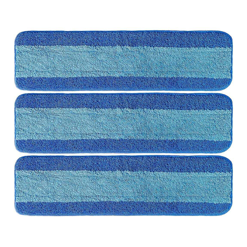 Wella Elements 3 Pack Microfiber Mop Pads For Bona Microfiber Cleaning Pad Compatible With Bona Mop For Bona Hardwood Floor Cleaner